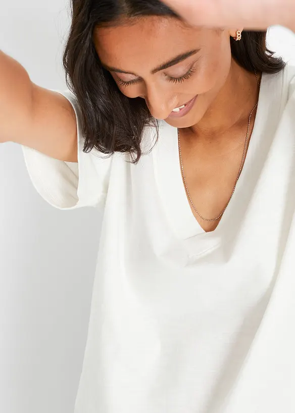 Oversize-Shirt aus reiner Bio-Baumwolle, bonprix