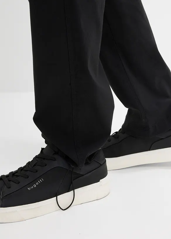 Regular Fit Superstretch-Cargohose mit Rei&szlig;verschlusstaschen, Straight, bonprix