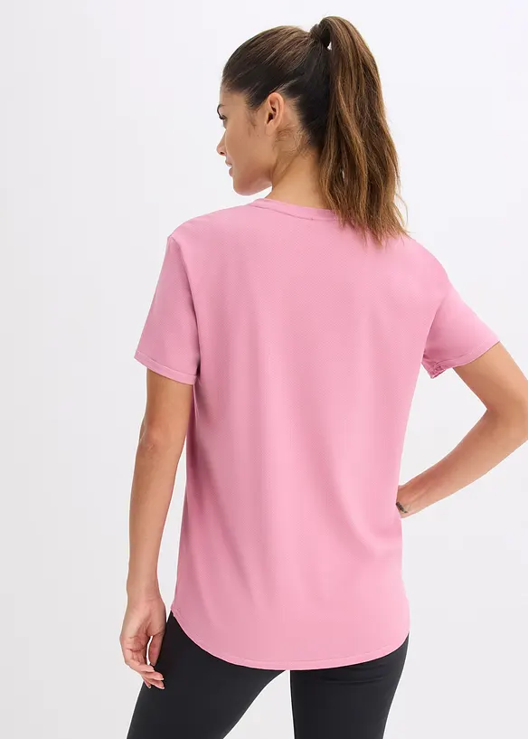 T-shirt de sport oversize et textur&eacute;, bonprix