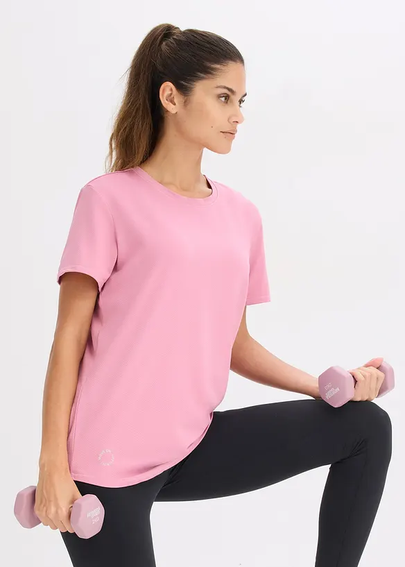 T-shirt de sport oversize et textur&eacute;, bonprix