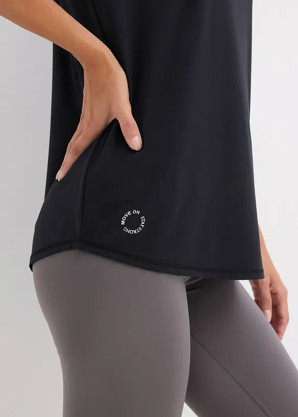 T-shirt de sport oversize et textur&eacute;, bonprix