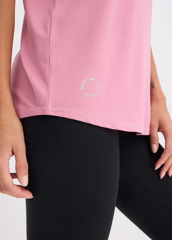 T-shirt de sport oversize et textur&eacute;, bonprix