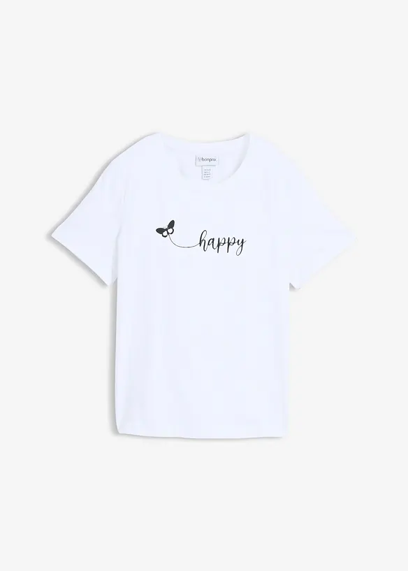 T-Shirt aus reiner Baumwolle, bonprix