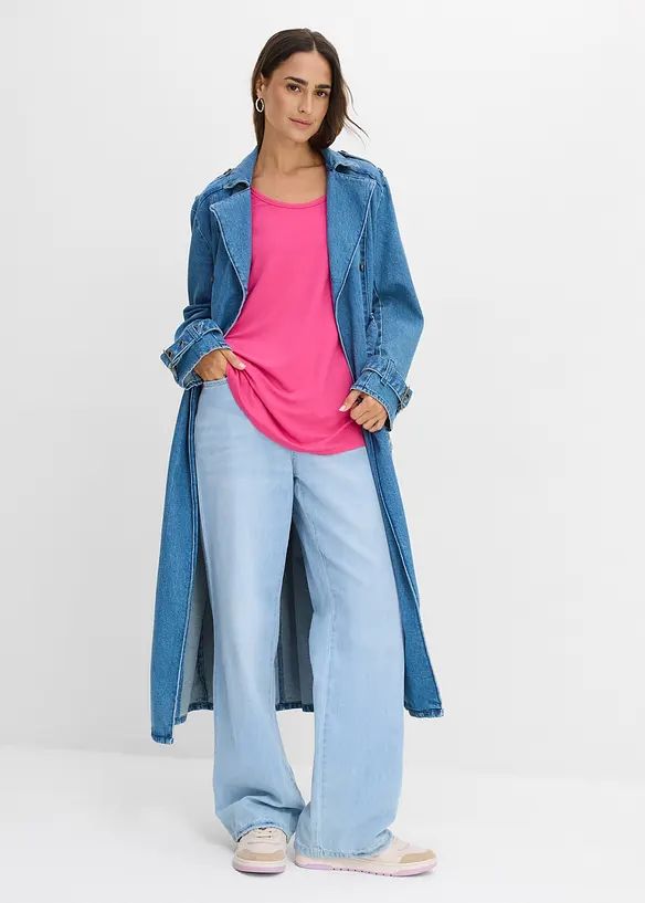 T-shirt doux en viscose extensible, bonprix