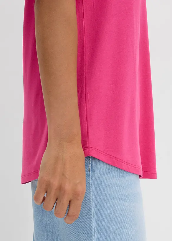 T-shirt doux en viscose extensible, bonprix