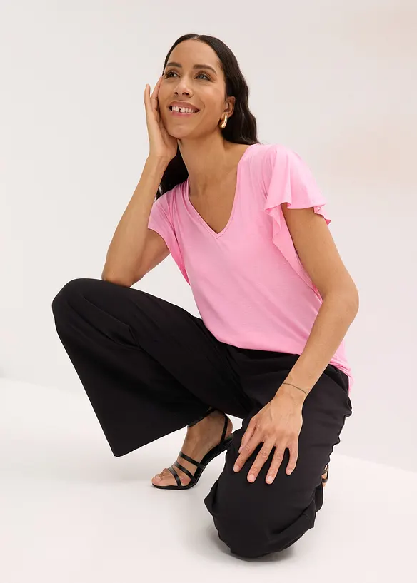 Shirt aus softer Viskose, bonprix