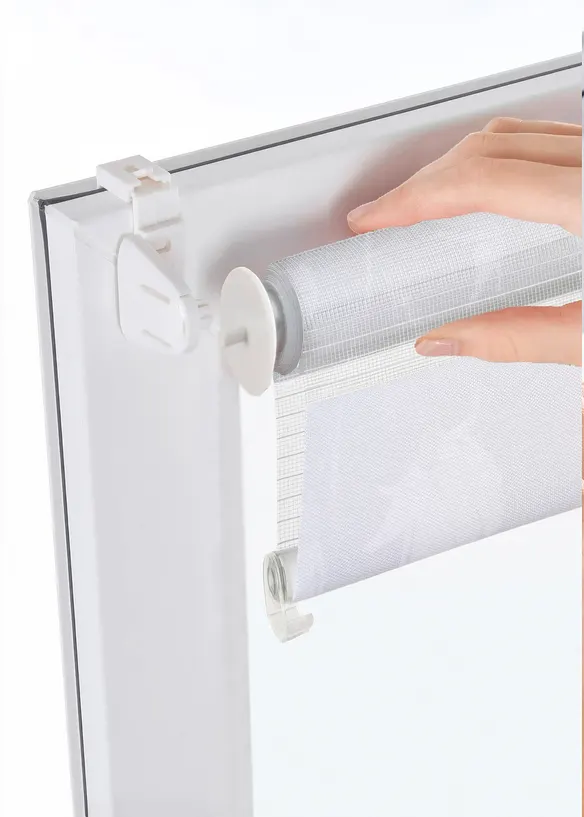 Doppelrollo mit Blumendruck, bonprix