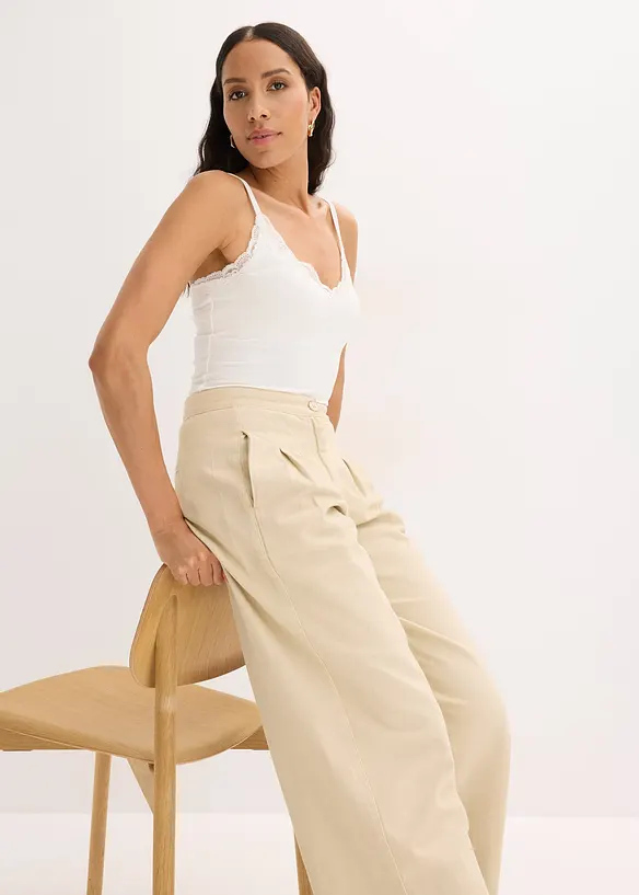 Ripp-Top aus softem Viskose-Mix (2er Pack), bonprix