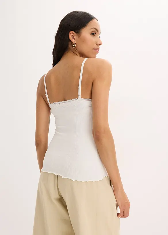 Ripp-Top aus softem Viskose-Mix (2er Pack), bonprix