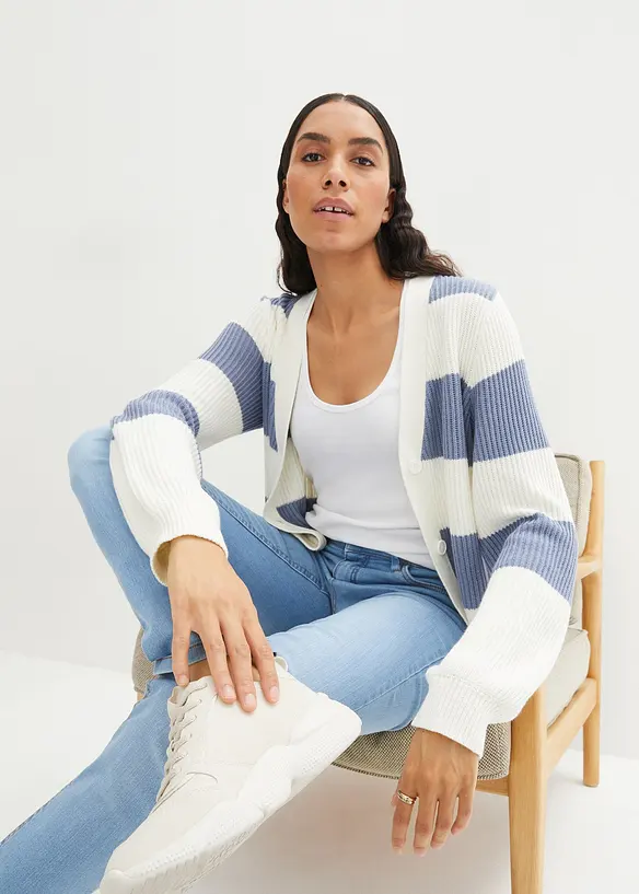 Jean skinny taille mi-haute, extensible, bonprix