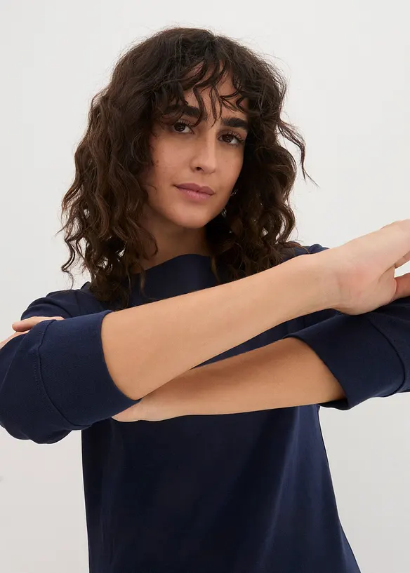 T-shirt manches longues 100% coton, bonprix