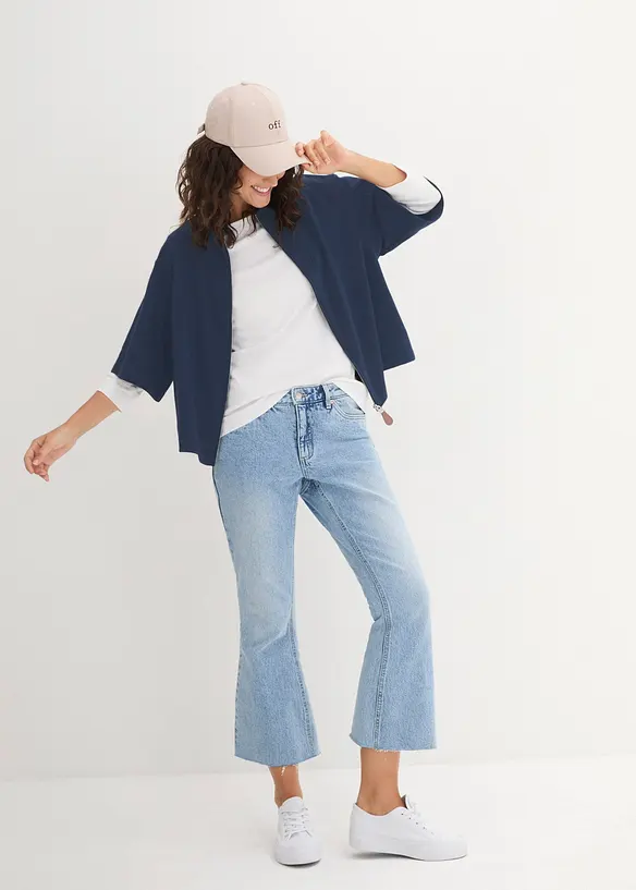 T-shirt manches longues 100% coton, bonprix