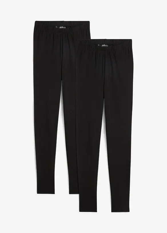Lot de 2 leggings, bonprix