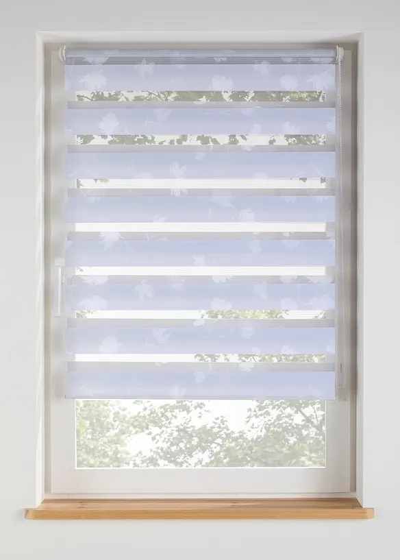 Doppelrollo mit Blumendruck, bonprix