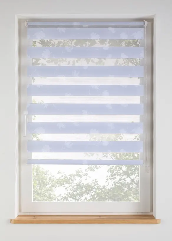 Doppelrollo mit Blumendruck, bonprix