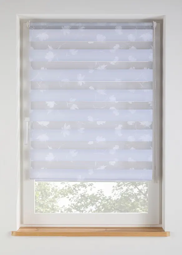 Doppelrollo mit Blumendruck, bonprix