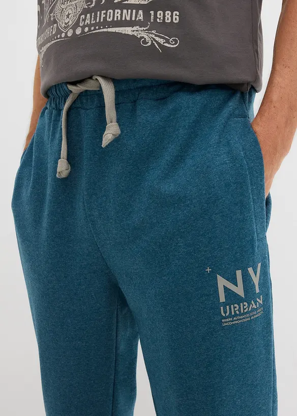 Pantalon de jogging &agrave; d&eacute;tails contrastants, bonprix