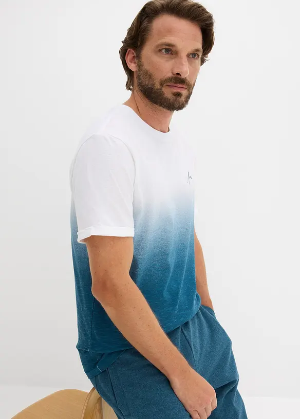 T-Shirt aus reiner Baumwolle, Slim Fit, bonprix