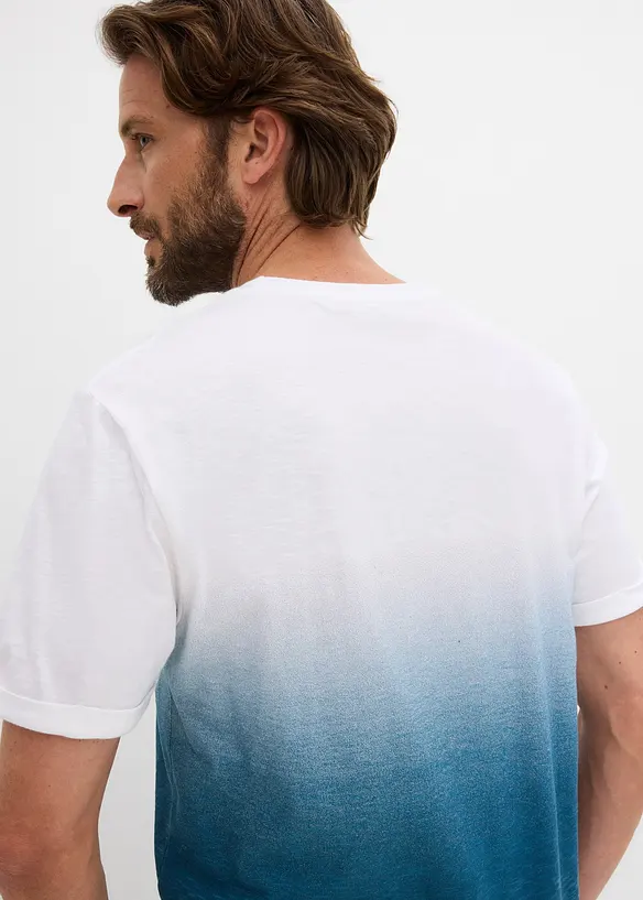 T-Shirt aus reiner Baumwolle, Slim Fit, bonprix