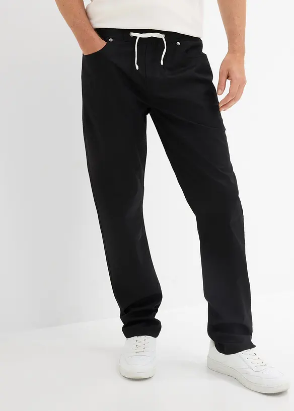 Pantalon jogger droit et extensible, regular, bonprix