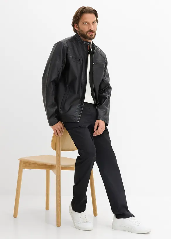 Pantalon jogger droit et extensible, regular, bonprix