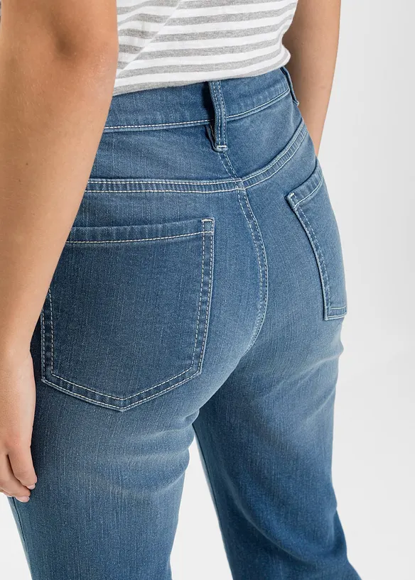 Jean bootcut, taille mi-haute, bonprix