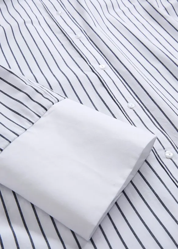 Oversize-Hemd  aus reiner Baumwolle, bonprix