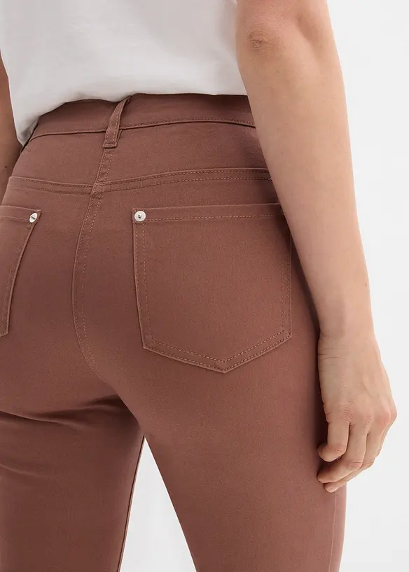 Slim Fit 7/8-Hose, High Waist, bonprix