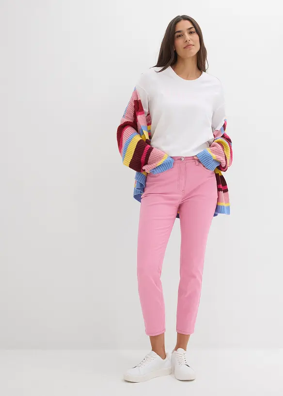 Slim Fit 7/8-Hose, High Waist, bonprix