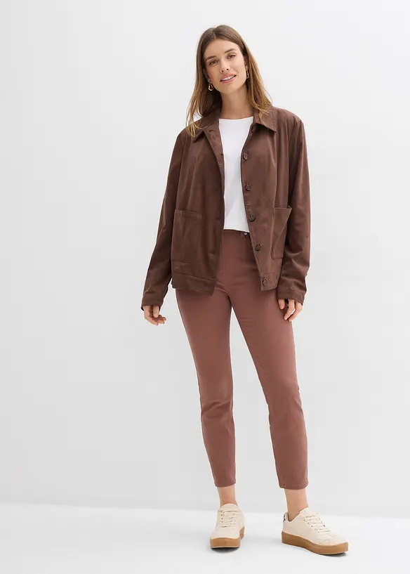 Slim Fit 7/8-Hose, High Waist, bonprix