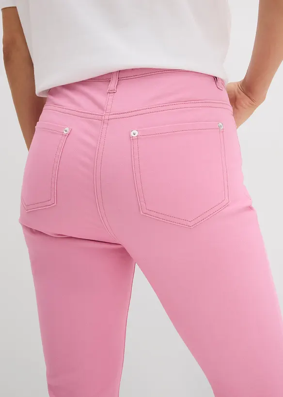 Slim Fit 7/8-Hose, High Waist, bonprix