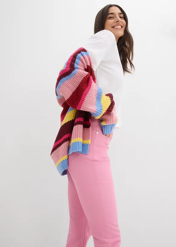 Slim Fit 7/8-Hose, High Waist, bonprix