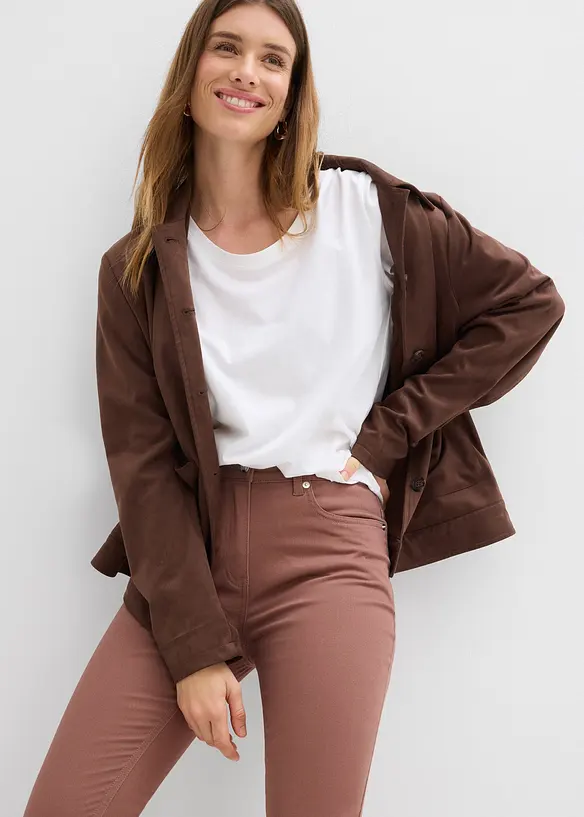 Slim Fit 7/8-Hose, High Waist, bonprix