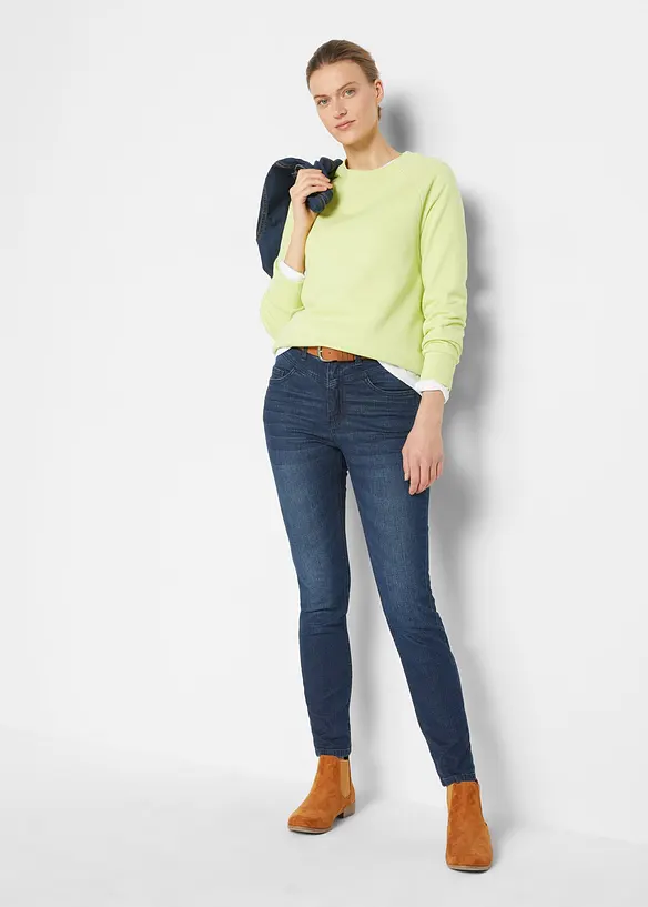 Skinny Jeans High Waist, cropped, bonprix