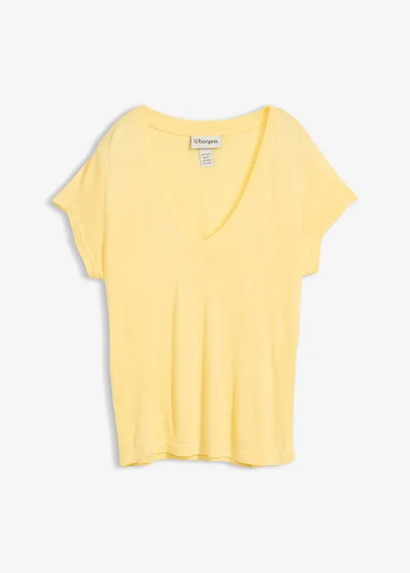 T-Shirt aus softer Viskose, bonprix