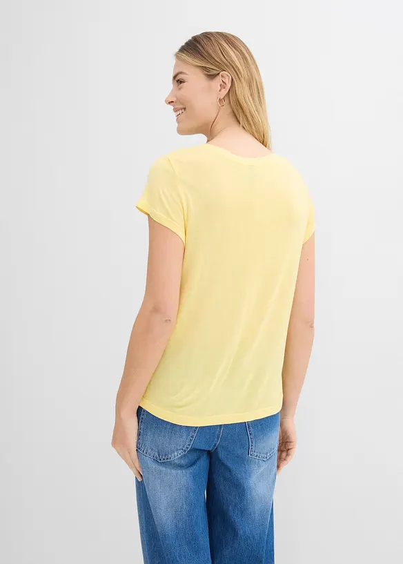 T-Shirt aus softer Viskose, bonprix