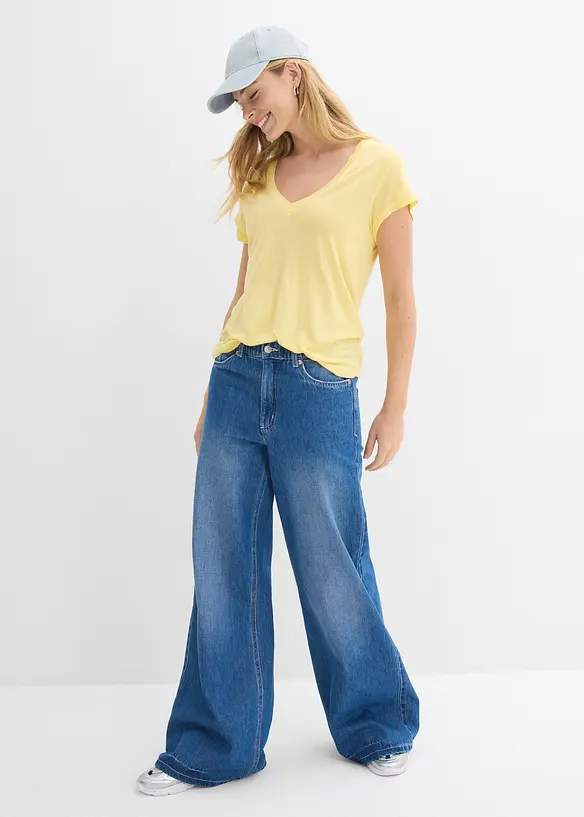 T-Shirt aus softer Viskose, bonprix