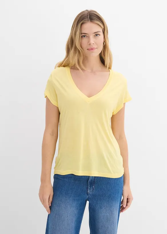 T-Shirt aus softer Viskose, bonprix