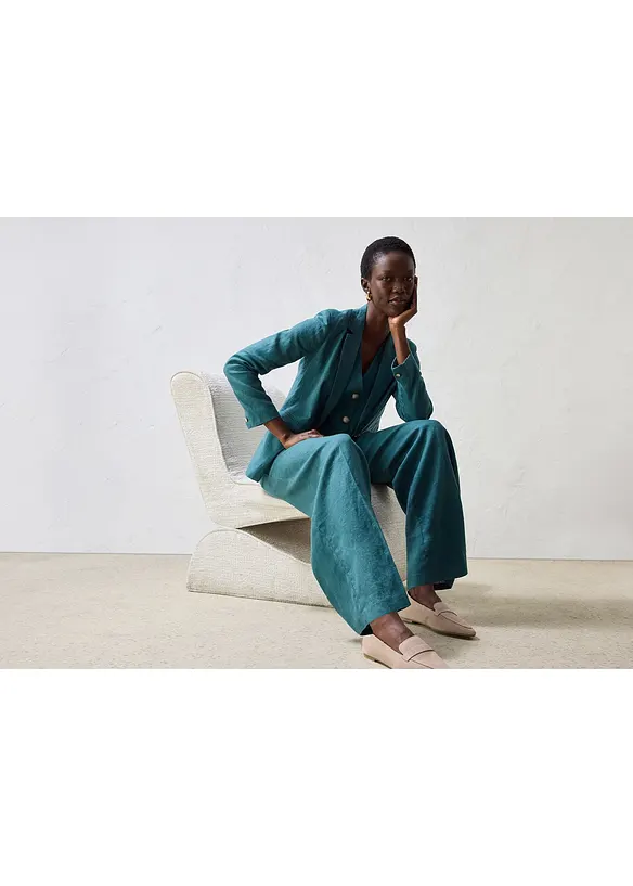 Pantalon en lin, bonprix