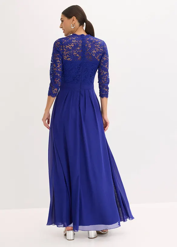 Robe longue avec dentelle, bonprix