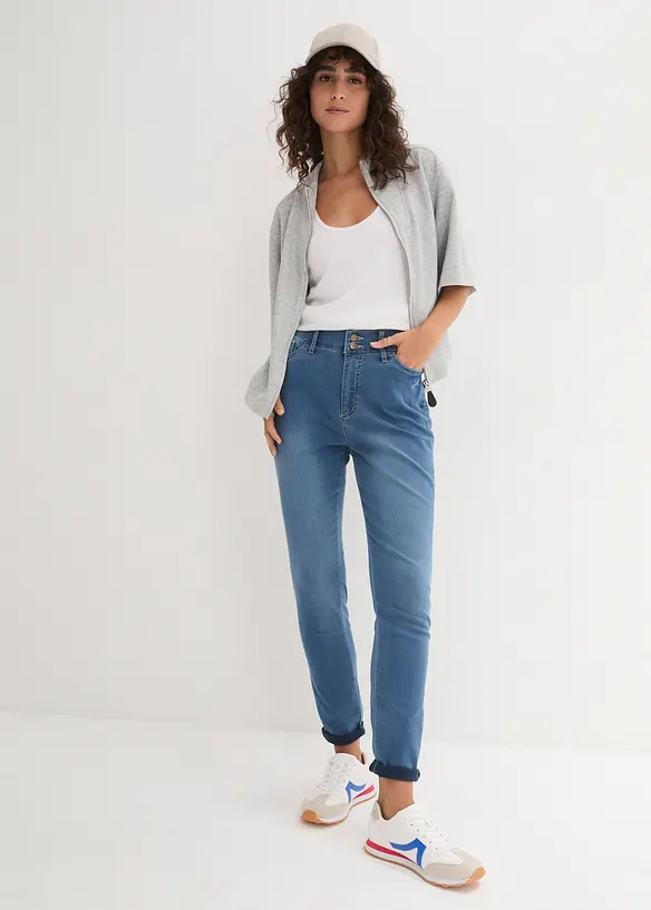 Jean slim taille haute, super extensible, bonprix