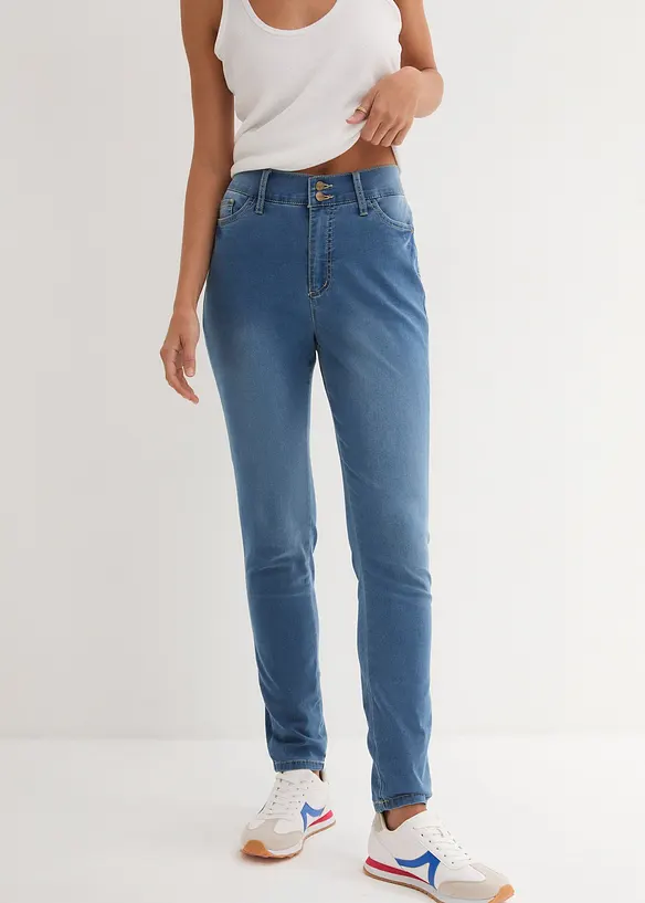 Jean slim taille haute, super extensible, bonprix