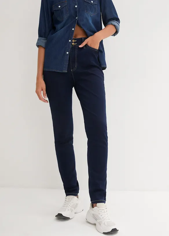 Jean slim taille haute, super extensible, bonprix