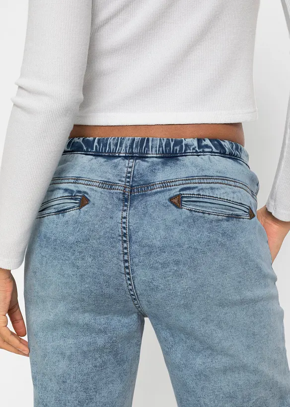 Jegging taille mi-haute, extensible, bonprix