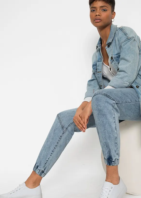 Jegging taille mi-haute, extensible, bonprix