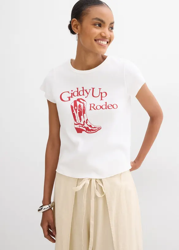 T-Shirt aus reiner Bio-Baumwolle, bonprix