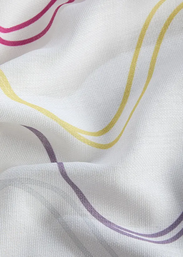 Rideau &agrave; imprim&eacute; ondulations (1&nbsp;pce), bonprix