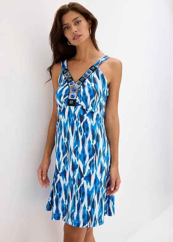 Jerseykleid in A-Linie, bonprix