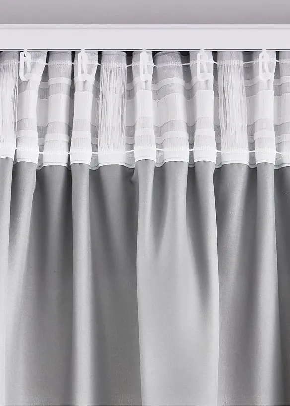 Vorh&auml;nge aus Microfaser (2er Pack), bonprix