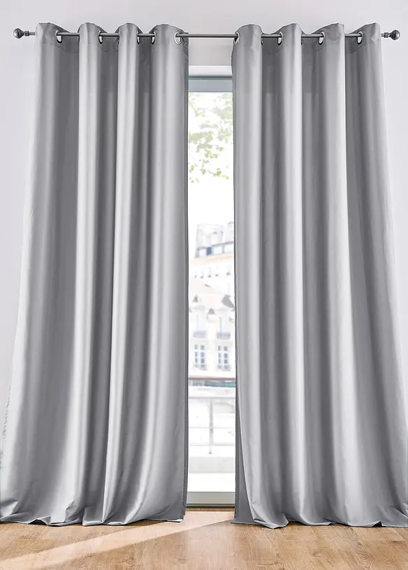 Rideau en microfibre (2&nbsp;pces), bonprix